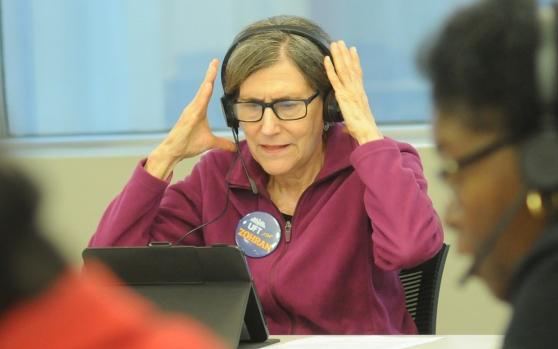 Retirees work the phones  to elect Mamdani