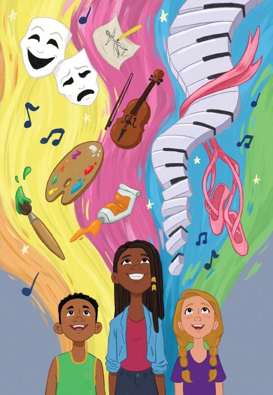 Learning curve art illustration