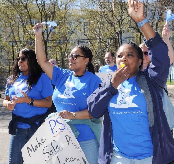 Members rally and win