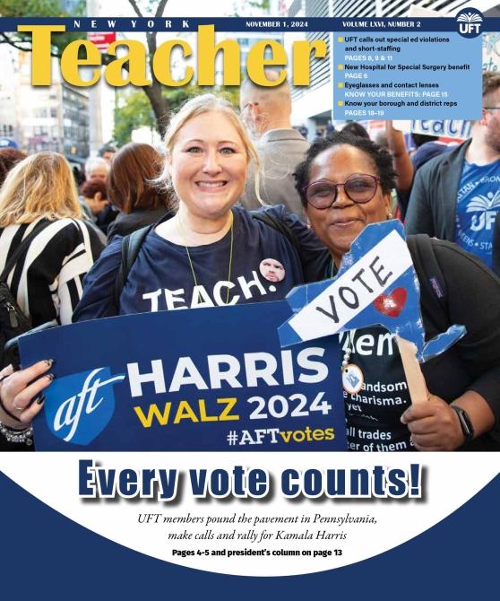 New York Teacher Cover