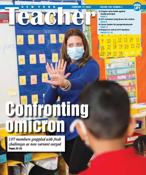 NY Teacher Volume LXII Number 4