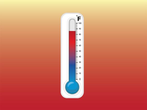Hot thermometer