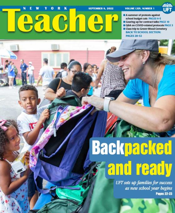 New York Teacher Vol LXIV No. 1