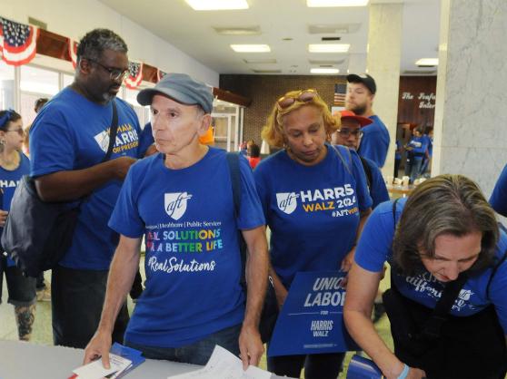 Retirees help turn out the vote