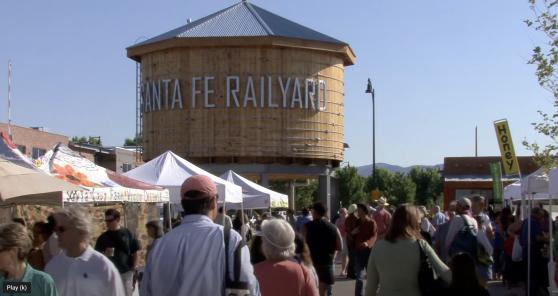 A screenshot of the Santa Fe Railyard