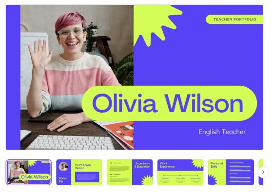 digital teaching portfolio