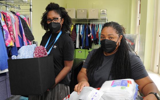 Clothes closet 'fills a need'