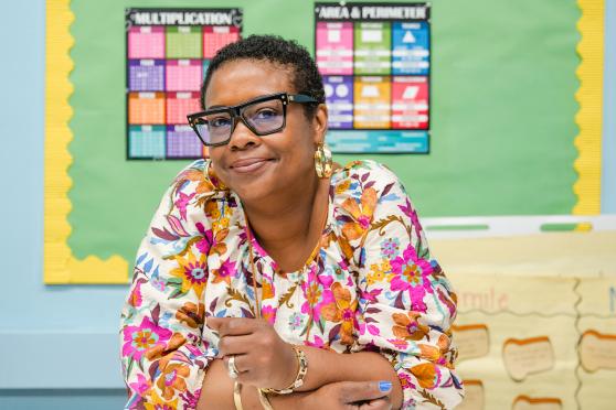 Teaching is a natural fit for the creative and energetic Selinda Edwards. "She's always trying something new," says Edwards' chapter leader, Greg Fucha. 