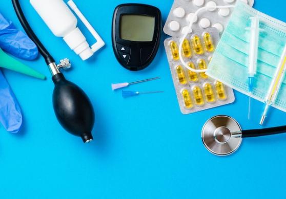 Images of health care-related items