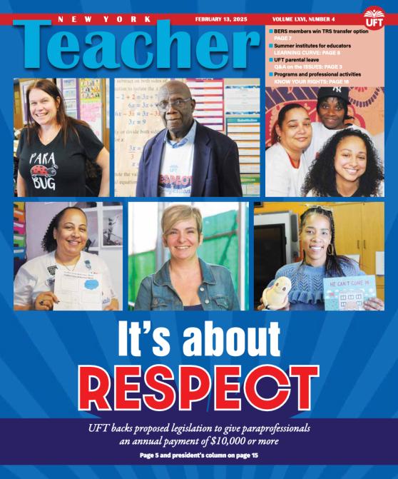 NY Teacher, Feb. 13 2025