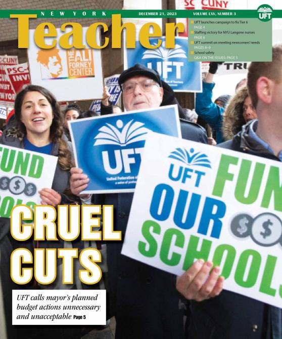 NY Teacher 1221 2023 Cover