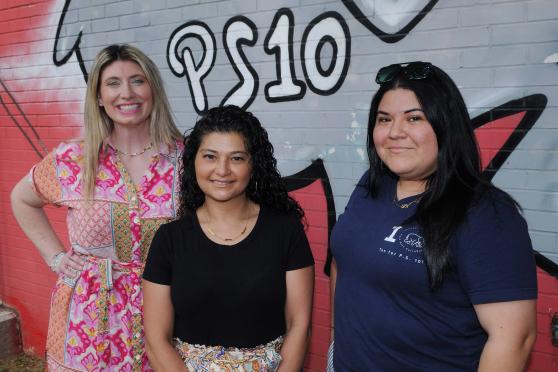 The quick actions of (from left) teachers Carolyn Sullivan and Eva Cerverizzo and school social worker Shirley Gavidia of Staten Island’s PS 10 saved the life of a 2nd-grader.