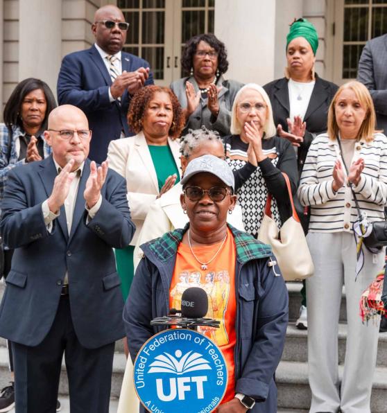 UFT presses city to pay up