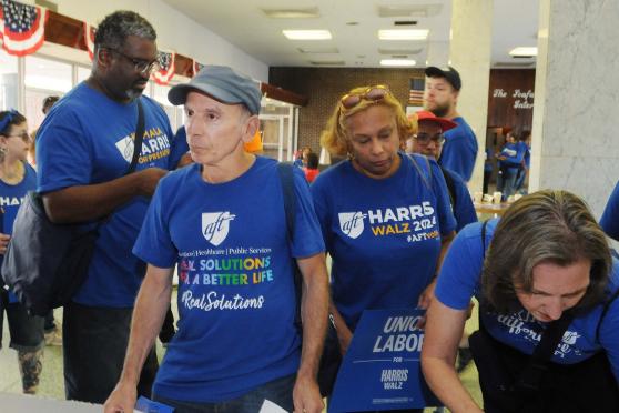 Retirees help turn out the vote