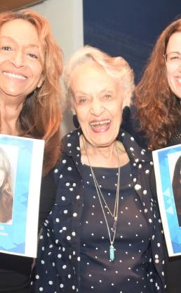 Displaying winning smiles are (from left): Excellence in Education Award winner 