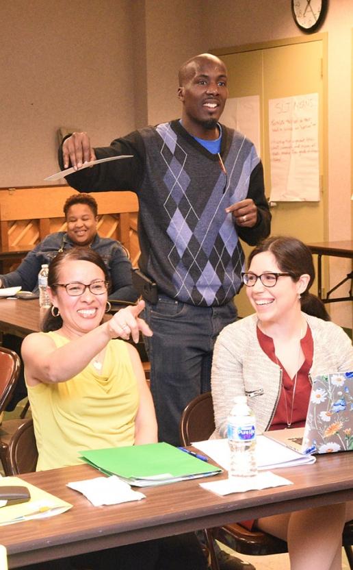 School Leadership Team meeting at UFT Brooklyn borough office
