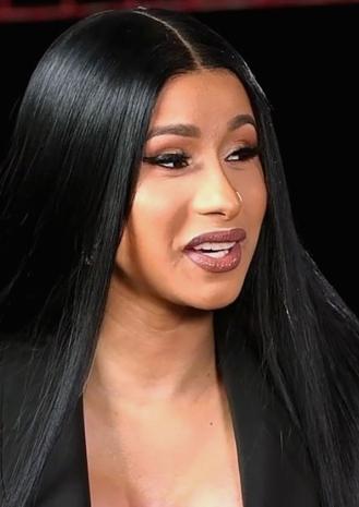 Singer/Rapper Cardi B during an interview 
