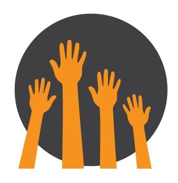 social justice icon - hands