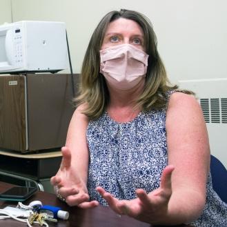 Chapter Leader Elizabeth Leder says more students are in crisis at IS 238 in Queens since the pandemic started.