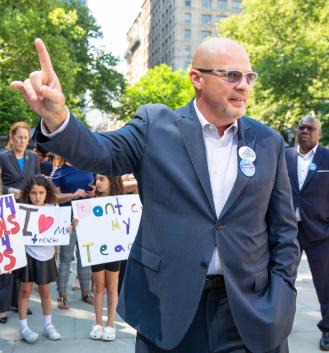 UFT President Michael Mulgrew