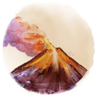 MAP icon taming the volcano