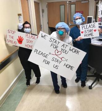 UFT hospital nurses on front lines
