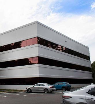 An outside shot of the building that the new Staten Island borough office is