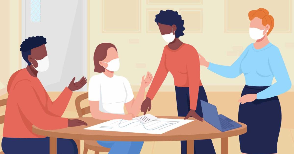 Working relationships with colleagues are vital