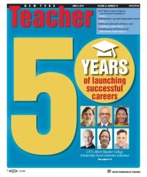 New York Teacher Cover - Jun 6 2019 - 5 years of launching successful careers